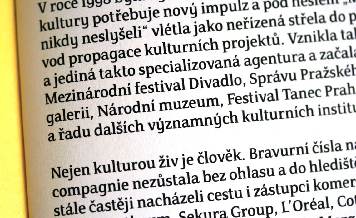 Studio Designiq selected Crete as corporate typeface for the Czech company Chapiteau.