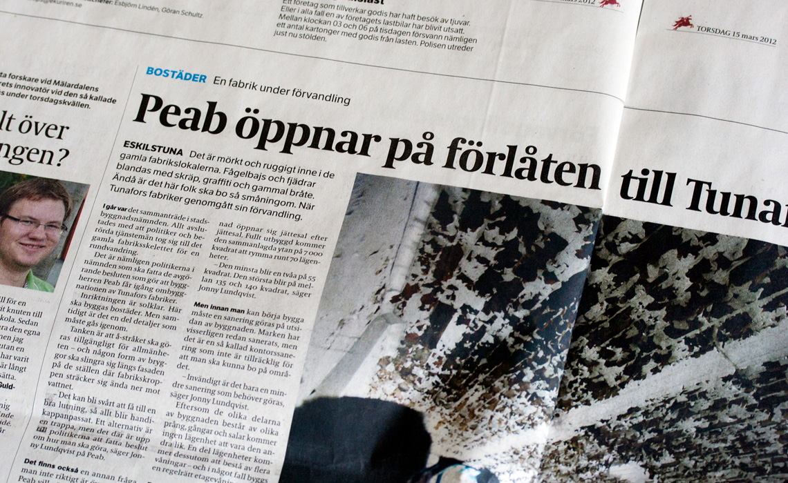 A range of TypeTogether's typefaces used for newspaper design