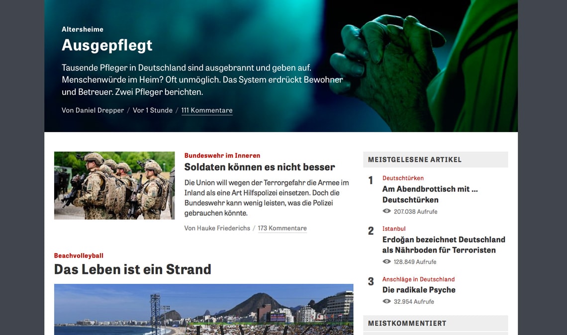 Die Zeit Type In Use Typetogether High Quality Fonts And Custom Type Design