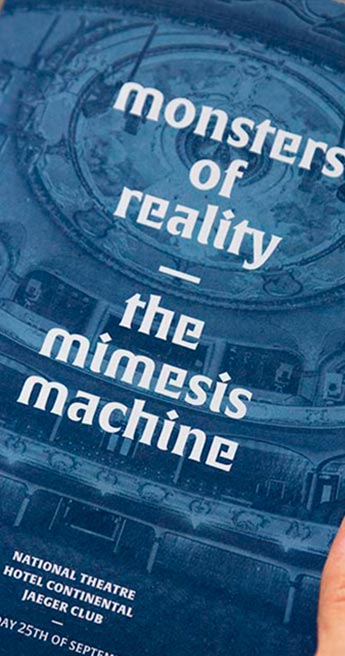 Custom Font for  - Alverata in Monsters of Reality by Typetogether