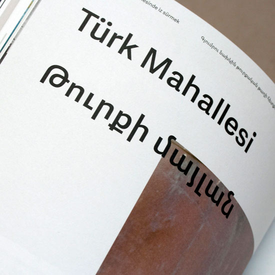 Adelle Sans Armenian used in the Acting Together magazine.