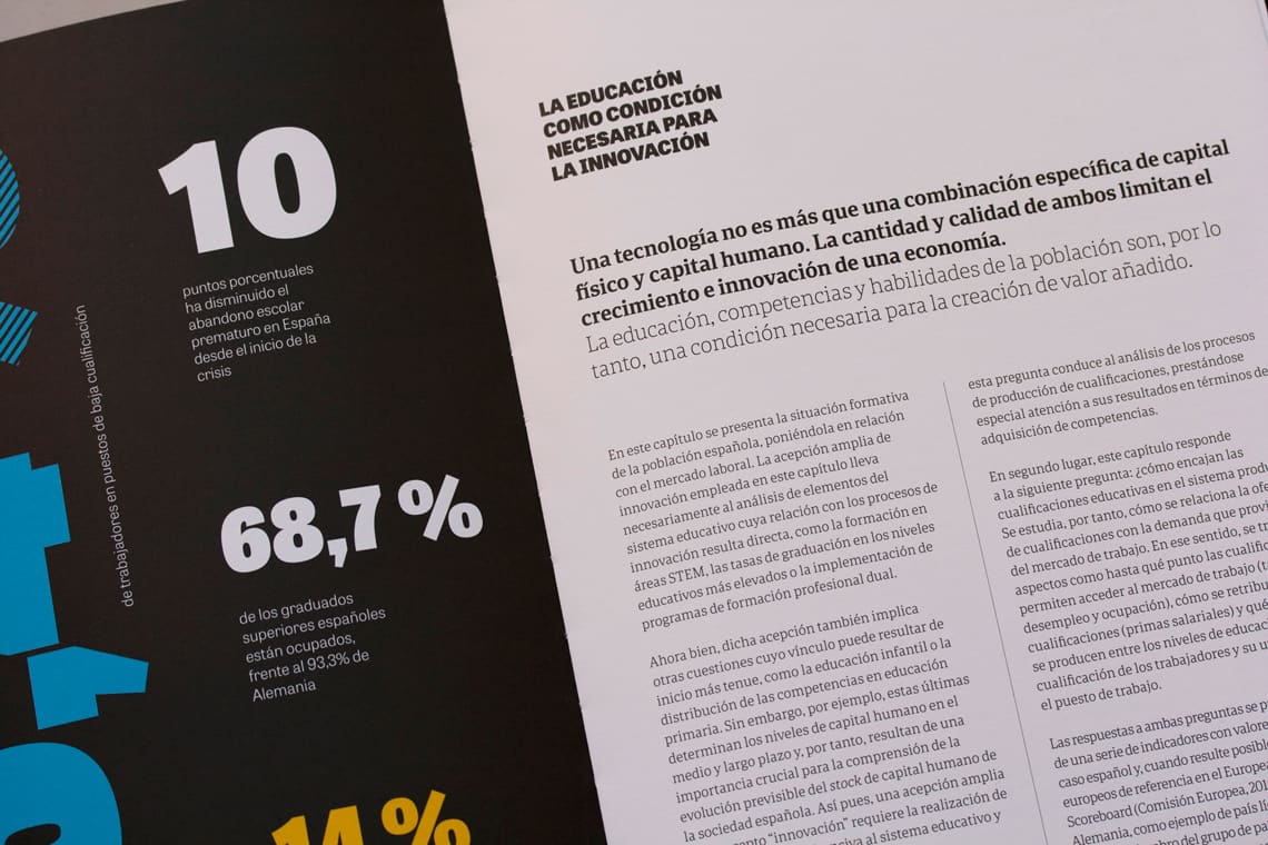 Great information design fonts: The Informe Cotec