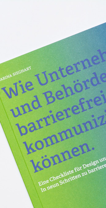 Custom Font for  - Adelle in use in Wie Unternehmen und Behörden barrierefrei kommunizieren können by Typetogether